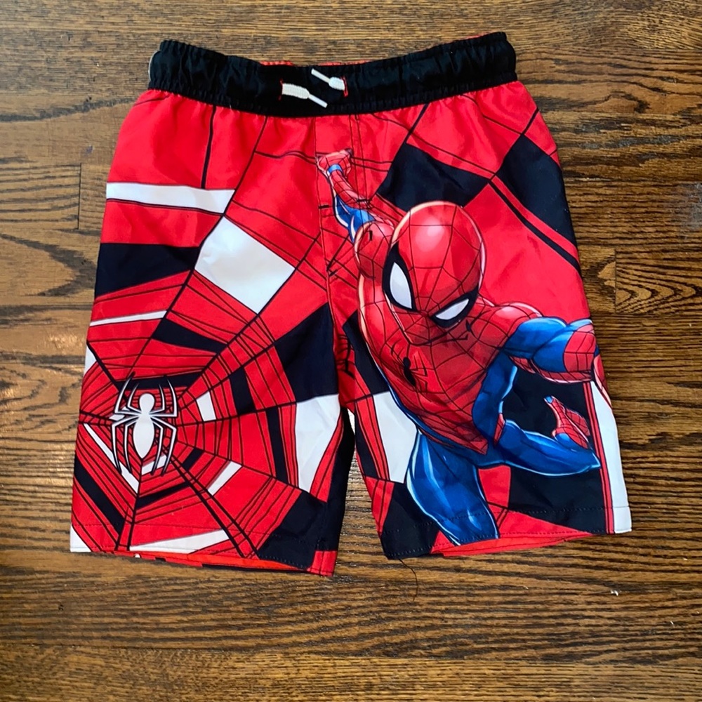 Marvel Spiderman Boys Swimsuit size small
